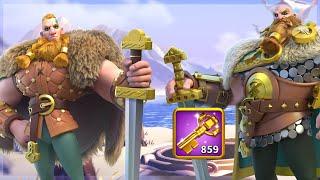 Opening 850 Golden Keys for Vikings is it Worth it ? | Rise of Kingdoms