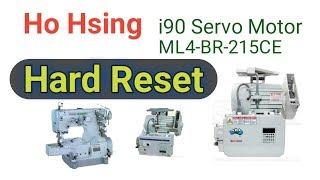 How to hard reset on pegasus w600 flatlock ho hsing servo motor.