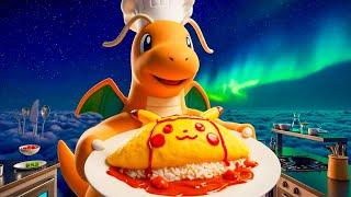 【ポケモン料理】カイリューシェフにオムライスを作らせたら壮大すぎた！#ポケモン #pokemon #料理 #cooking