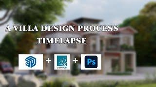 A Simple VIlla Design Process [ Timelapse ]
