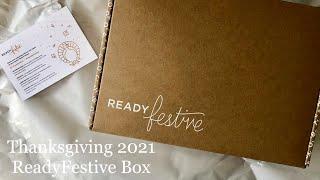 ReadyFestive | 2021 Thanksgiving Subscription Box Unboxing