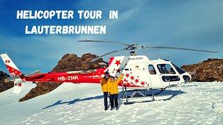 Helicopter Tour of the Swiss Alps with Air Glaciers Lauterbrunnen, August 2021