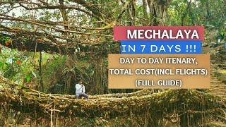 How to plan a tour to Meghalaya | Total cost (incl flights) | Meghalaya tour travel guide