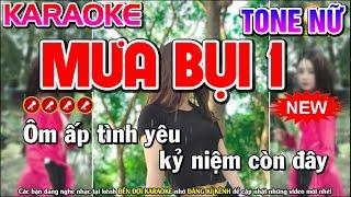 Mưa Bụi 1 Karaoke Nhạc Sống Tone Nữ ( Bản Chuẩn) - Bến Đợi Karaoke