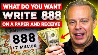 POWERFULWRITE 888 And Put Under Pillow | THE RESULTS WILL SHOCK YOU! -- Joe Dispenza