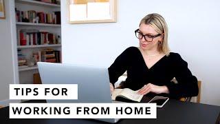 WORKING FROM HOME - TIPS ON PRODUCTIVITY | Estée Lalonde