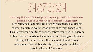 Mittwoch 24 07 2024