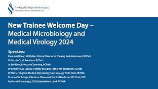 New Trainee Welcome Day 2024 - Medical Microbiology and Medical Virology