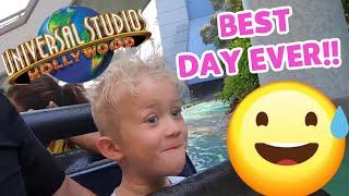 BEST DAY EVER at Universal Studios with Stella and Jameson!!! | We love our family ️