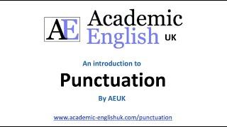 An introduction to Punctuation