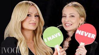 Paris Hilton and Nicole Richie Play 'Never Have I Ever' | British Vogue