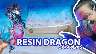 Making a RESIN MESS with Cheryl from Resin Dragon Studios