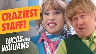 CRAZIEST Staff Moments! | Come Fly With Me | Lucas and Walliams