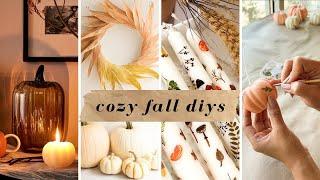 I DIYED *NEW* TRENDING FALL DECOR FOR 2024  (cozy autumn home decor dupes)