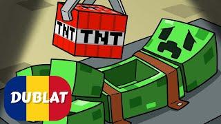 Povestea Primului *Creeper* din Minecraft (DUBLAT în Română A.I) Desen Animat #romania #minecraft