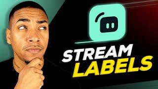 Streamlabs - Adding Stream Labels (Follow, Dono, Subs)