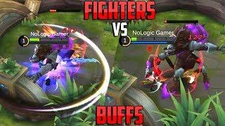 CAN ALL FIGHTERS SOLO NEW BUFF AT LEVEL1? | MOBILE LEGENDS - EXPERIMENTS | MLBB