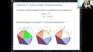 MoCaO Lectures 2024: Geometry and Convexity in Optimisation - Lecture 1 by Vera Roshchina