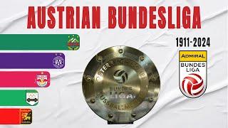 Austrian ADMIRAL Bundesliga All Winners (1911-2024) | Austria Champion