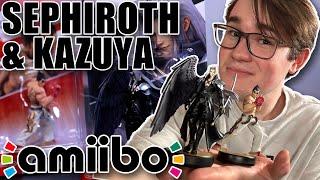 NEW Sephiroth & Kazuya Amiibo! (NEW Features & Unboxing)