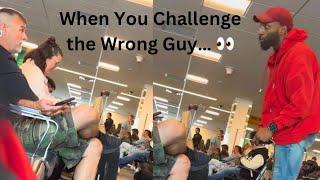 He Challenged the Wrong Guy: Airport Showdown Ends in Regret!