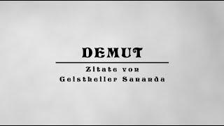 Demut - Zitate von Geistheiler Sananda