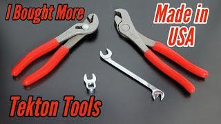 My New Tekton USA Tools