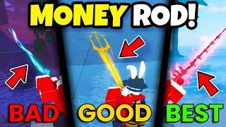 The NEW BEST MONEY ROD In FISCH Roblox!