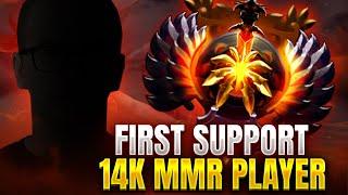FIRST 14k MMR SUPPORT PLAYER IN DOTA 2 HISTORY