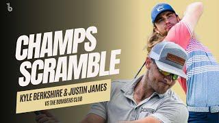 Long Drive Champs Justin James and Kyle Berkshire vs Bombers | 3 v 2 Scramble