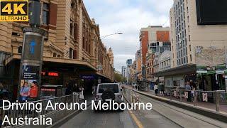 Driving Around Melbourne Australia | 4K UHD