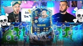 FIFA 23: HAALAND TOTS SQUAD BUILDER BATTLE  IamTabak vs Wakez !!