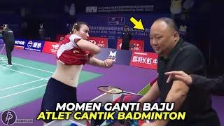 Bikin Salfok..!! Atlet Cantik Badminton yg Doyan Ganti Baju Di Lapangan