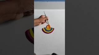 #rangolidesigns #shorts #Diy #nscreations / best rangoli tricks by ns #art