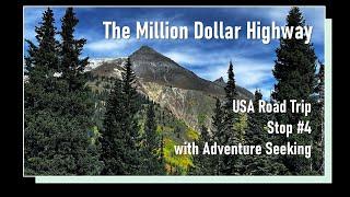 The Million Dollar Highway US 550 between Ouray and Silverton, CO - Part 4 of Road Trip USA