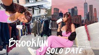 a solo date in brooklyn, nyc // pottery class, thrifting, cafes, and more 