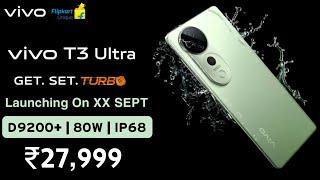 Vivo T3 Ultra 5G - India Launch | Vivo T3 Ultra Price in India & Specs | Flagship Killer 