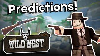My PREDICTIONS for the Progression Update! | Roblox The Wild West