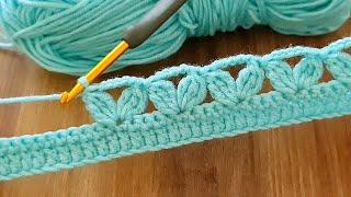 Beginners are here. Very easy to make. Very beautiful crocheted knitting pattern baby blanket