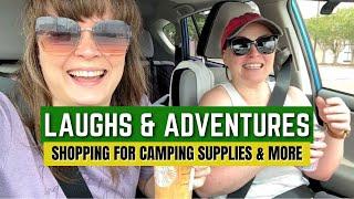 Laughs and Adventures: Shopping for Camping Supplies and More