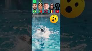 Neymar VS Ronaldo VS Haaland VS Celine VS Icardi Crazy Water Challenge 