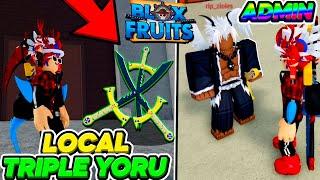 ADMIN me LEVOU no LOCAL da TRIPLE YORU e ISSO ACONTECEU no BLOX FRUITS...