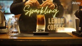 MINUMAN KOPI MENYEGARKAN, (SPARKLING LEMON COFFEE) BEST SELLER DI BANYAK KEDAI KOPI.