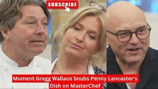 Moment Gregg Wallace Snubs Penny Lancaster's Dish on MasterChef #masterchef