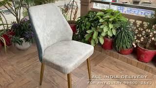 Indiskie Art Deco Dining Chair Pvd Upholstery Furniture Manufacturer Jodhpur