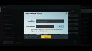 pubg e posta ve telefon numarasını değiştirme            #shorts #keşfetbeniöneçıkar