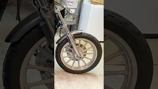 HARLEY SPORTSTER FRONT FENDER LOWER & CHOP.  Not bad for an old & twisted Fender