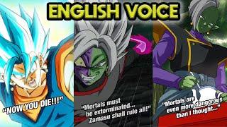 GLOBAL! LR VEGITO BLUE, FUSED ZAMASU, MAI, ZAMASU ENGLISH SUPER ATTACKS, INTROS, ACTIVE SKILLS!