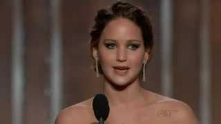 Jennifer Lawrence wins Best Actress (Comedy or Musical) - Golden Globes 2013