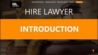 Web Development Project: Hire Lawyer Website - Part 1 Introduction